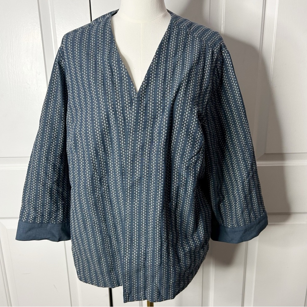 Pure Jill Cotton Dobby Jacket (size 2X) - Picture 5 of 10